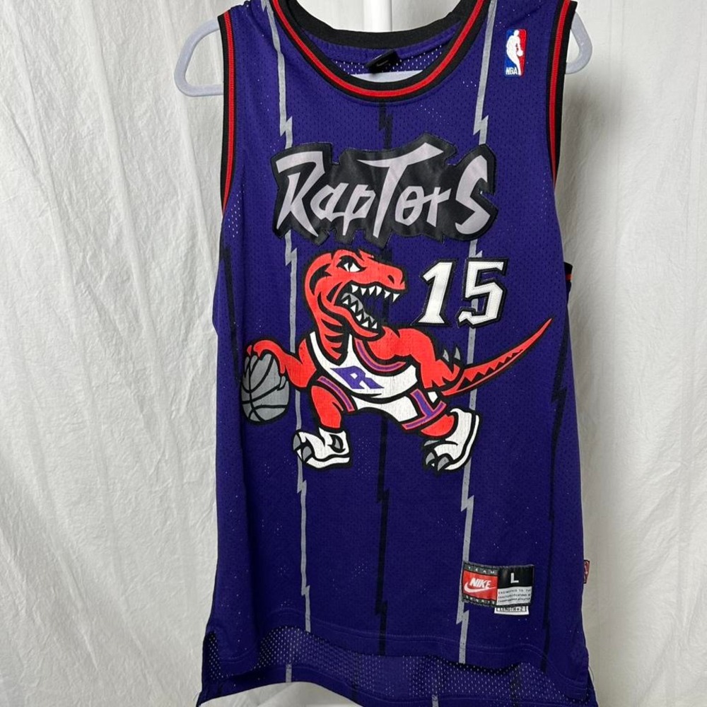 Nike Purple Toronto Raptors Graphic Basketball Jersey - Red/White/Black Accents